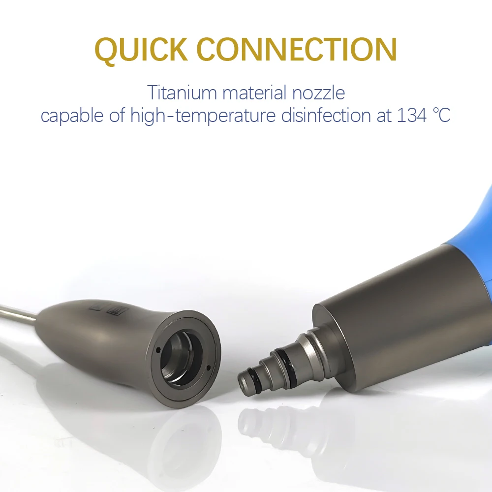 Dental Titanium mater Air Polisher Unit teeth Whitening Air Sandblasting gun oral hygiene Air Jet dentistry equipment tools