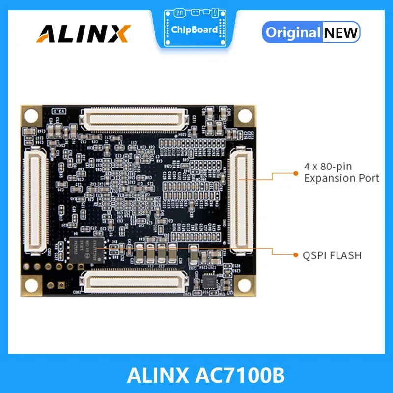 ALINX SoM AC7100B: XILINX Artix-7 XC7A100T FPGA Core Board Industrial Grade Module