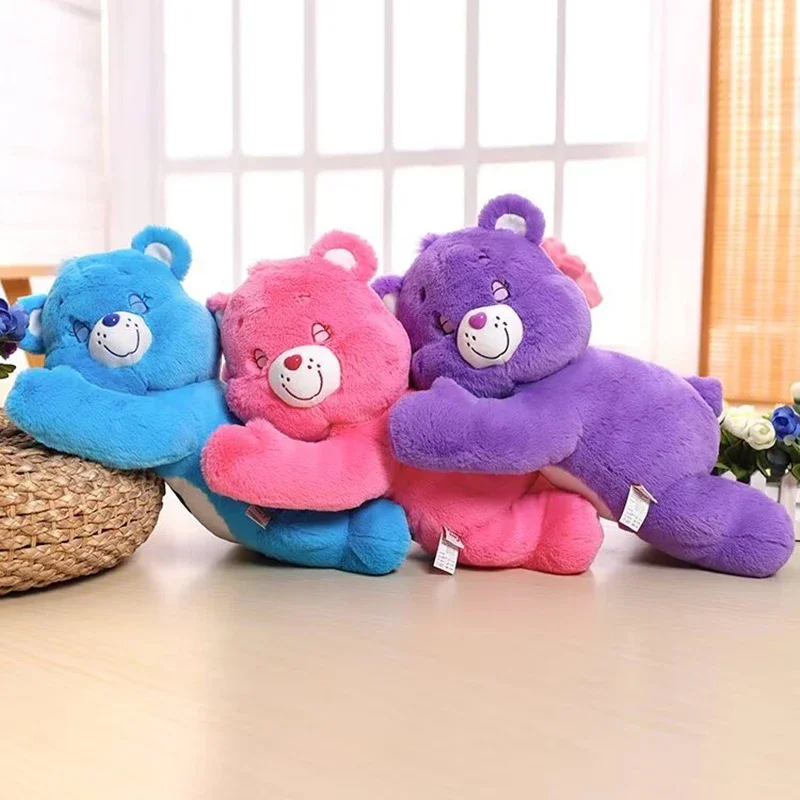 Care Bears Sleeping Style Plush Teddy Bear Dtuffed Doll Kawaii Anime Room Deocr Bear Toys Hobbies Lovely Birthday Gift For Kids