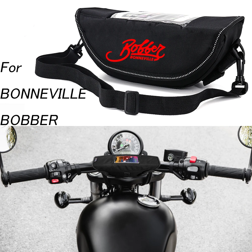 For BONNEVILLE BOBBER Motorcycle accessory Waterproof And Dustproof Handlebar Storage Bag navigation bag