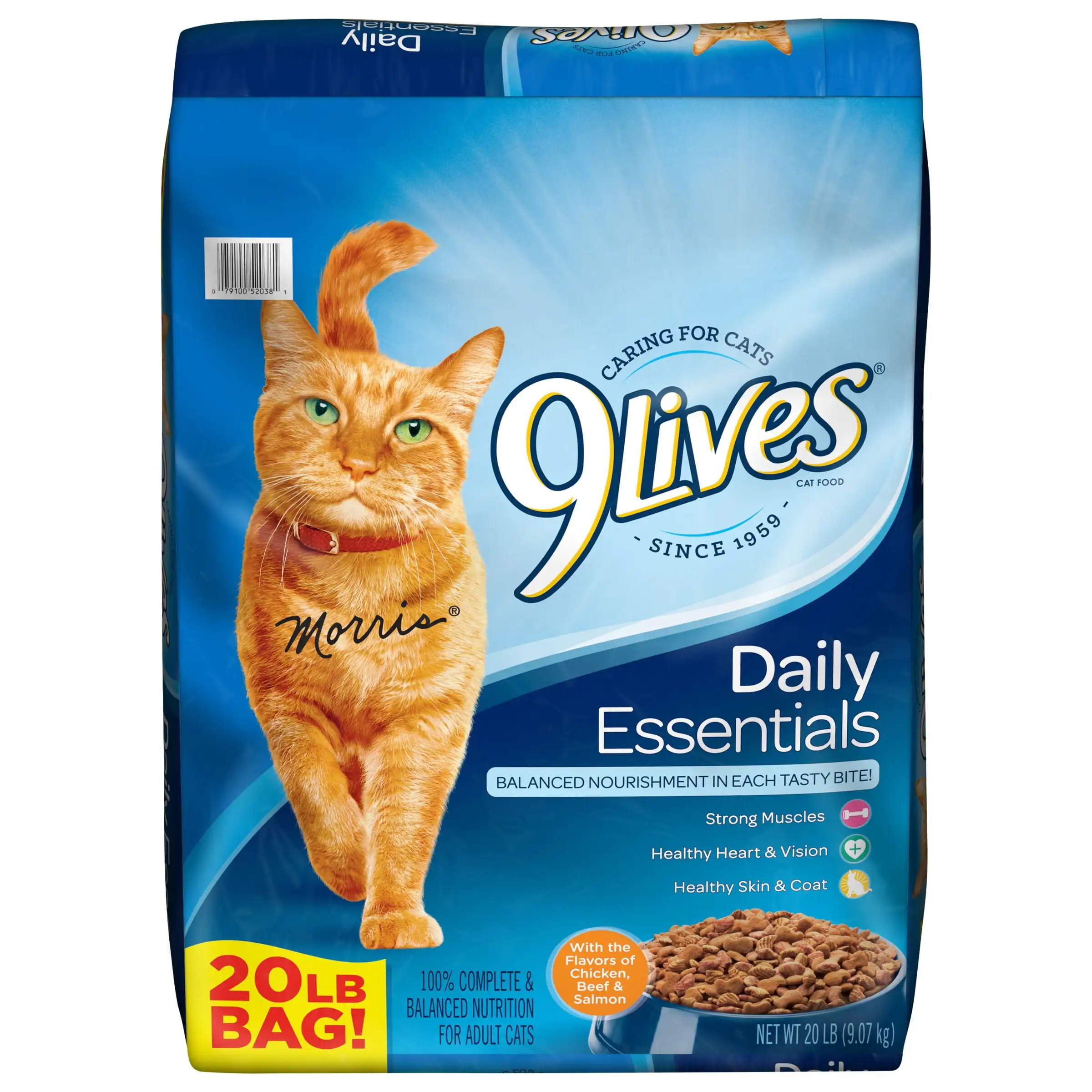 

9Lives Daily Essentials Dry Cat Food, 20-Pound Bag