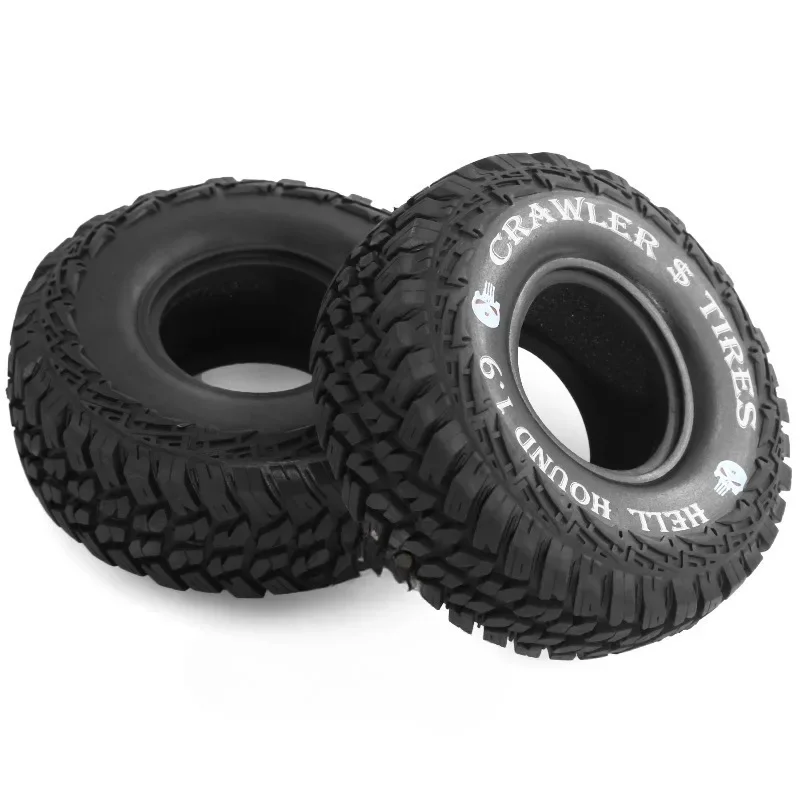 

4pcs 1.9'' Soft Rubber All Terrain Crawler Tyres for 1:10 Crawler Car Trxs TRX4 Axial SCX10 II RC4WD D90 TF2 Tamiya CC01 Gen