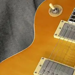 Custom Shop 1959 R9 Honey Burst Standard Electric Guitar with Sliver Bridge, High-Quality Guitarra