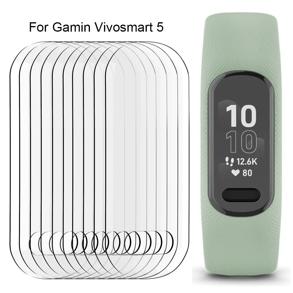 طبقة حماية ناعمة من مادة TPU لملحقات واقي شاشة الساعة الذكية Gamin Vivosmart 5 #4