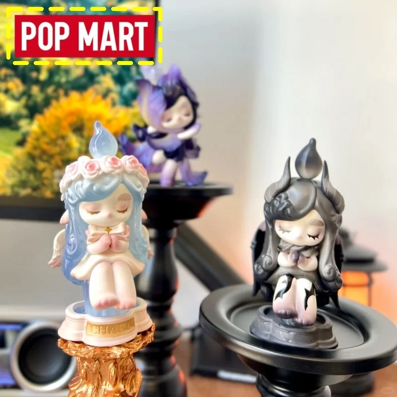 

Genuine Pop Mart Chaka Candle Whisper Series Blind Box Kawaii Anime Figure Desktop Decor Doll Birthday Gifts