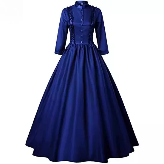

Plus Size Gothic Victorian-Era Women's Gown - Queen Role-Play Cosplay Costume | For Cosplay Events/Historical Reenactments