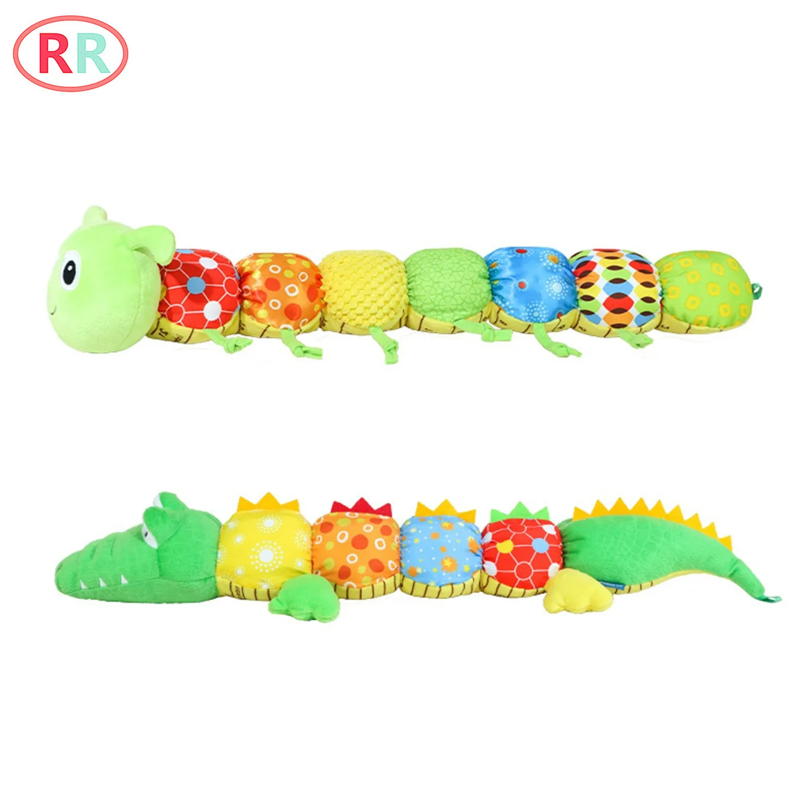 

Baby Soft Sleeping Toys Animal Shape Musical Stuffed Activity Funny Toys with Multi-sensory Crinkle Rattle And Textures