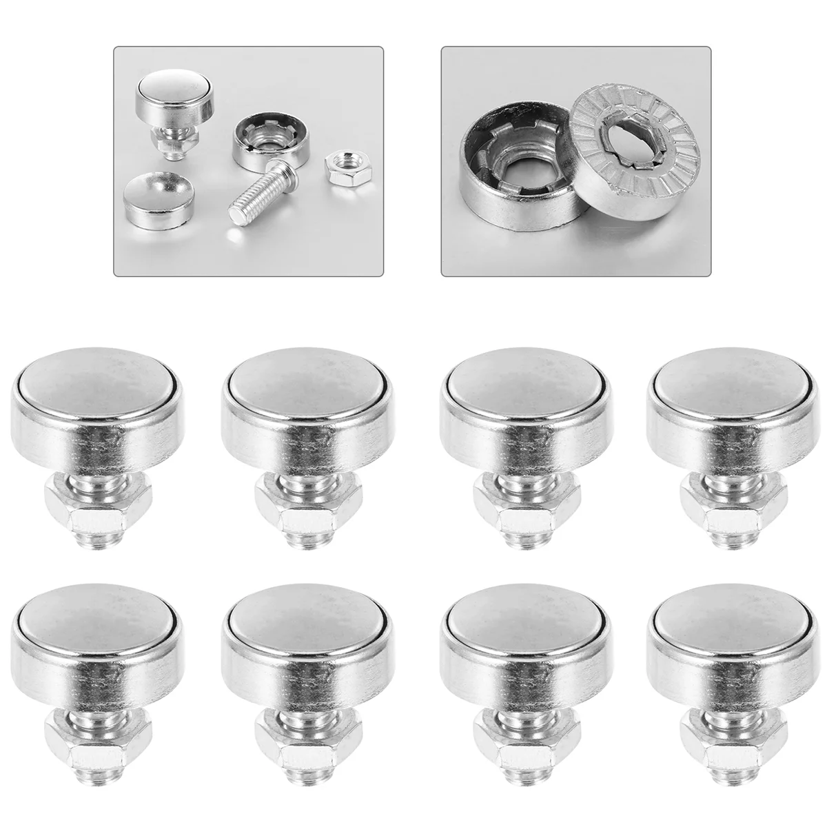 

4 Pairs Zinc Alloy Screws for License Plate Bolts Front Master Cylinder Replaceable