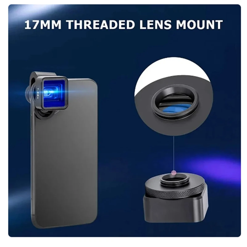 1.33X Anamorphic Lens Filmmaking Phone Camera Lens Mobile Phone Video Widescreen Movie Lens By Filmic Pro App