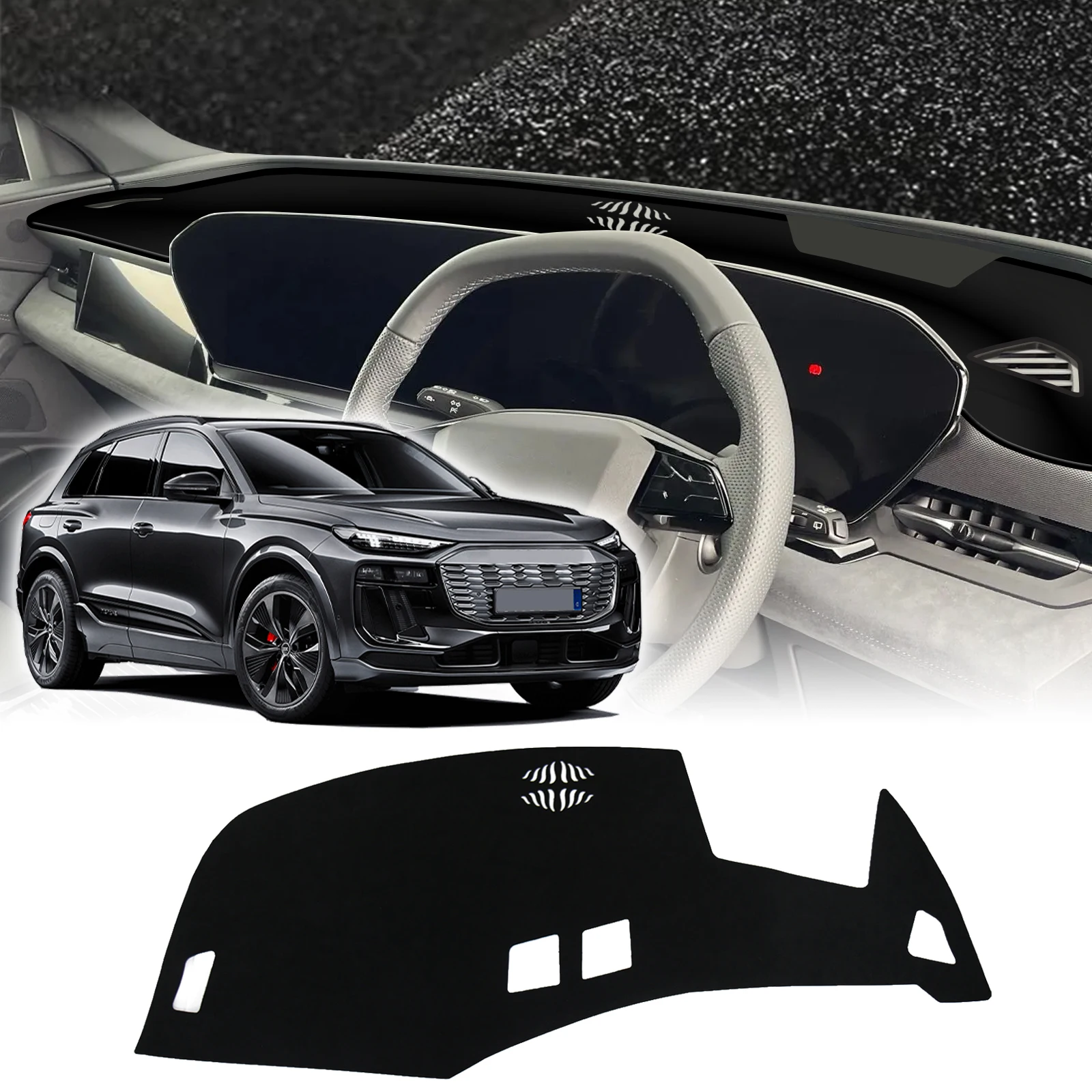 

fit for Audi Q6 e-tron Sportback 2026 etron Car Dashmat Dashboard Cover Pad Protective Carpet DashMat Sunshade Accessories