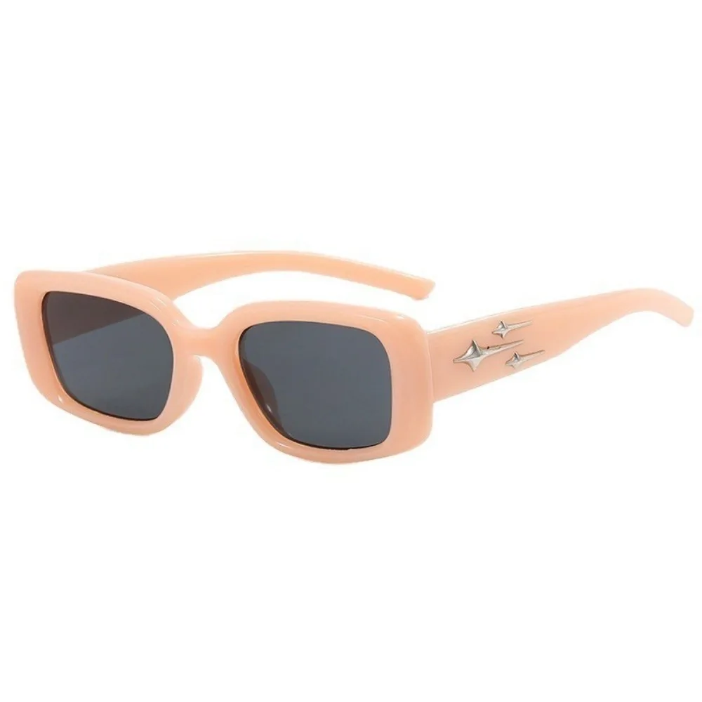 Koreanische Version Mode Retro Rechteck Sonnenbrille für Frauen Männer Sterne hochwertige Schatten Brille Anti-UV-Straße Fotos Brillen – Detail 4