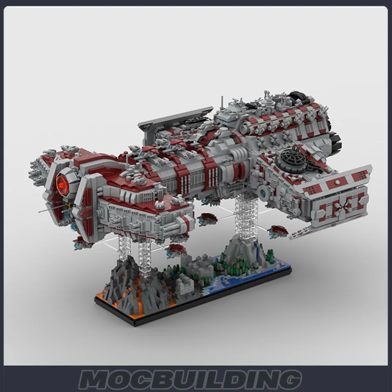 Ultimate Collector Series Battlecruiser MOC Space Model Building Blocks Technology Bricks Collection Toys Gifts