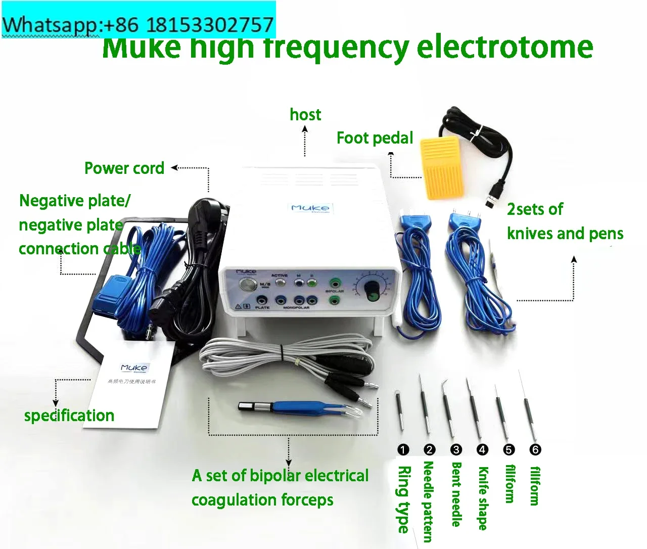 Electrotomo de alta frecuencia Muke