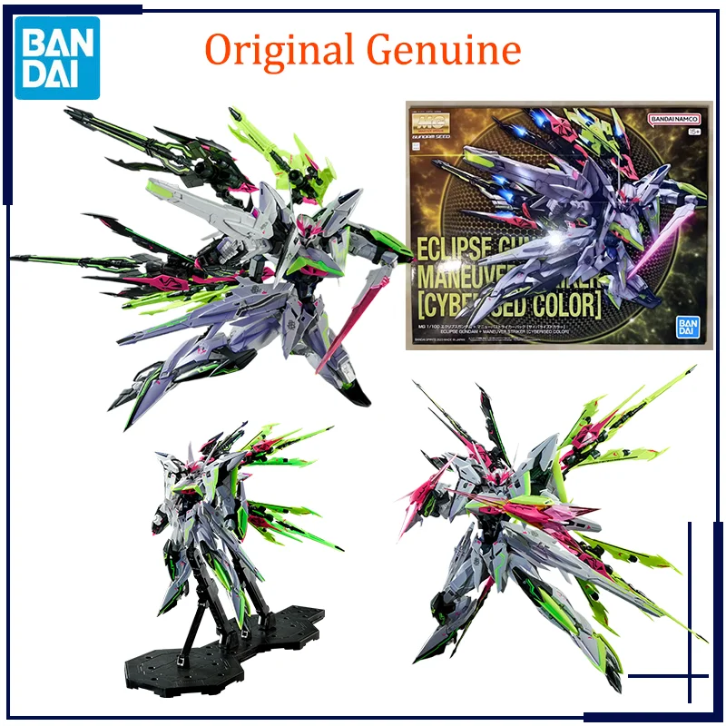 

Bandai Anime ECLIPSE GUNDAM MANEUVER STRIKER CYBERISED COLOR MG 1/100 Original Genuine Assembly Model Toys Action Figure Gifts