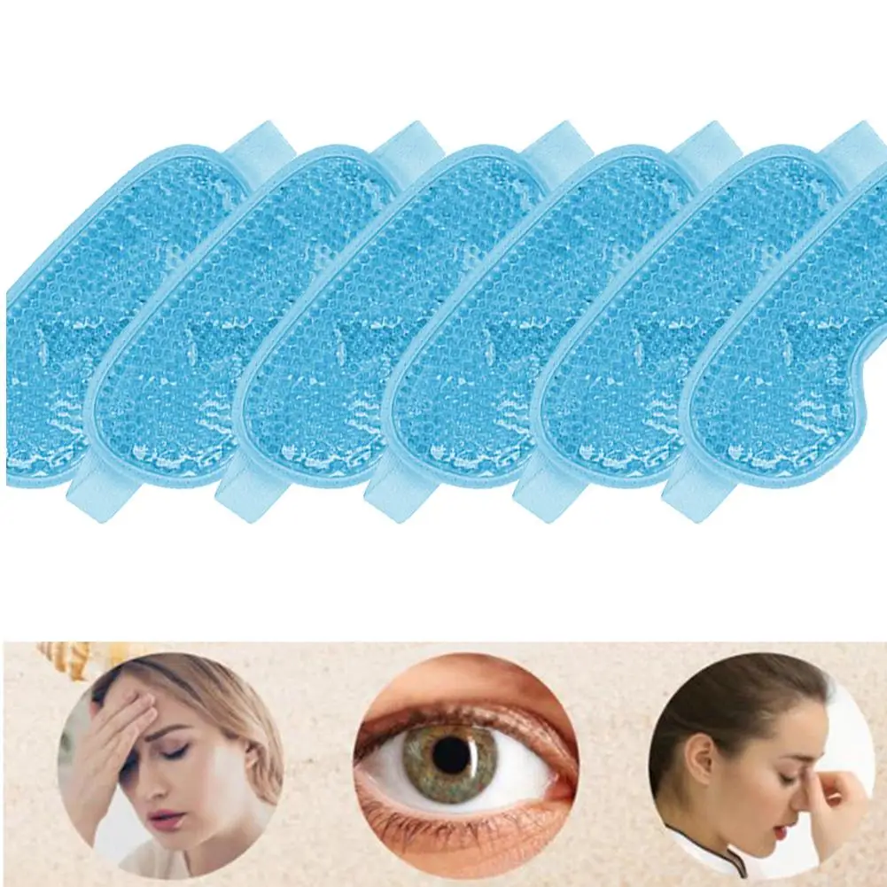 Gel Ice Eye Mask Ice Compress Sleeping Masks Beauty Tools Mask Sleep Relax Health Cooling Gel Eyes Aid E8S2