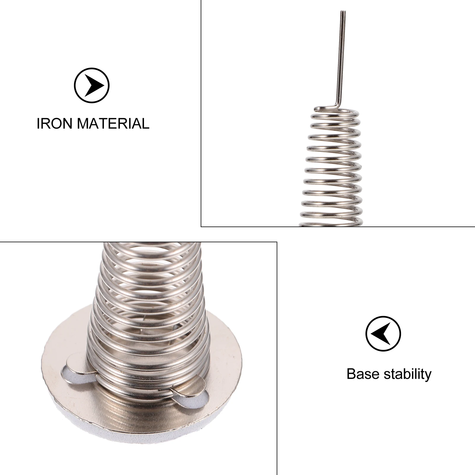 

10pcs Spring Base Accessories Resistant Decorative Ornament Shaking Head Spring Base for DIY