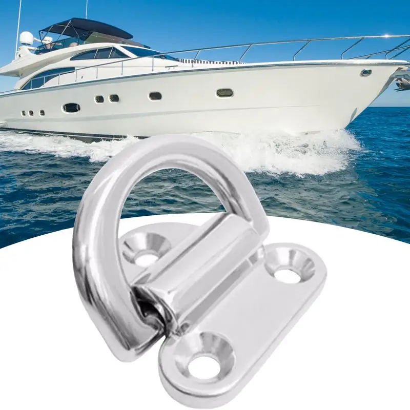 D Shackle พับสแตนเลส D แหวนรถบรรทุก Bed & Tailgate อุปกรณ์เสริมสําหรับยกโบว์ Sailing Marine กลางแจ้งใช้ธุรกิจ