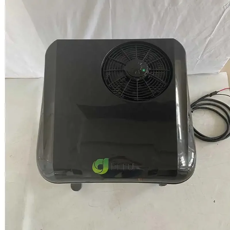 مروحة مزدوجة النحاس 800 واط فرش السيارات مروحة ضوء 12 فولت 24 فولت وقوف السيارات مكيف الهواء لشاحنة RV شاحنة تخييم #6