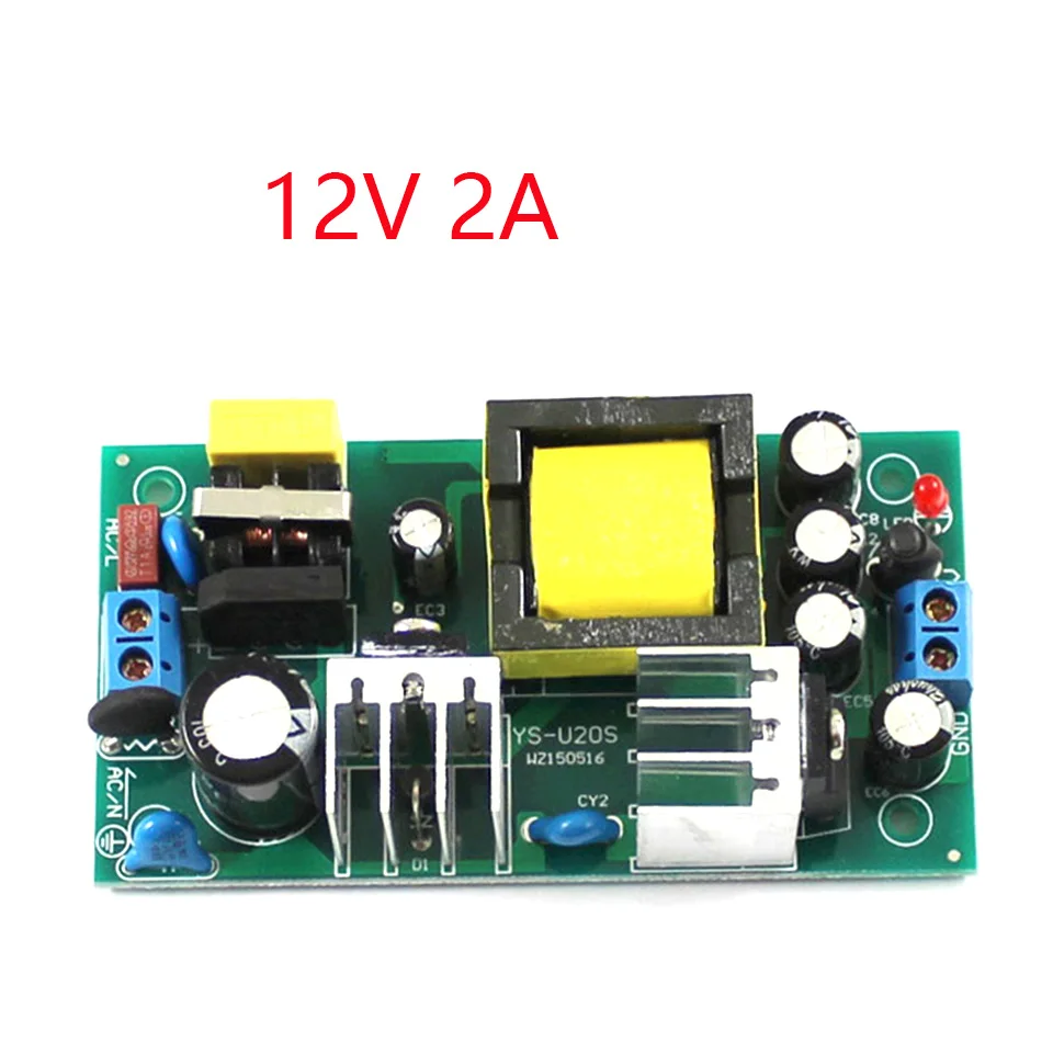 

AC-DC 24ВТ AC 110В/220В в DC 12В 2А модуль преобразователя питания