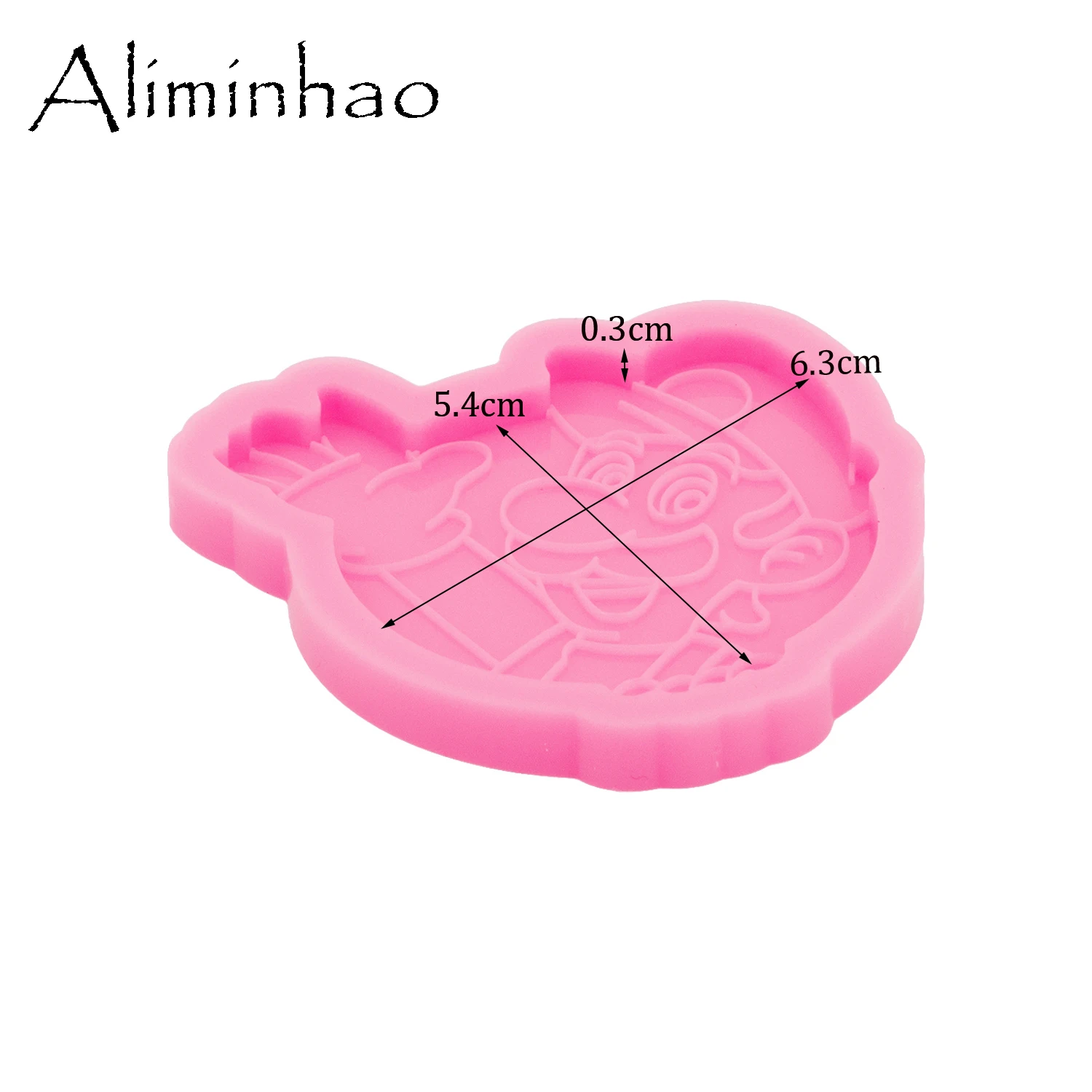 DY1576 Shiny Cartoon Snake Image Mushrooms, Flowers Silicone Resin Crafting Epoxy Phone Grip Molds, Fondant Chocolate Cake Mold