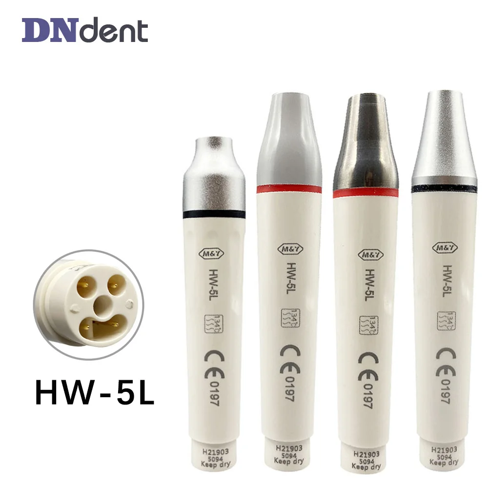 Dental Ultrasonic Piezo Scaler Handpiece HW-5L LED Fit for WOODPECKER EMS VRN Dental Ultrasonic Scalers