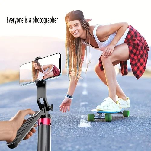 Imagen 2 del producto Trípode Ultra largo de 1,85 metros, palo Selfie portátil, estabilizador para fotógrafo, livestreamers, vloggers, soporte de cámara retráctil