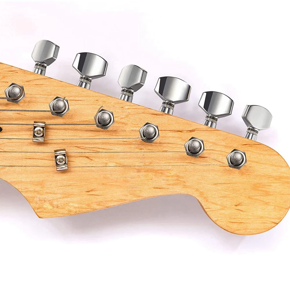 Gitarowe tunery blokujące Kołki do strojenia strun Zestaw głowic do części gitarowych Fender Stratocaster Telecaster, prawe