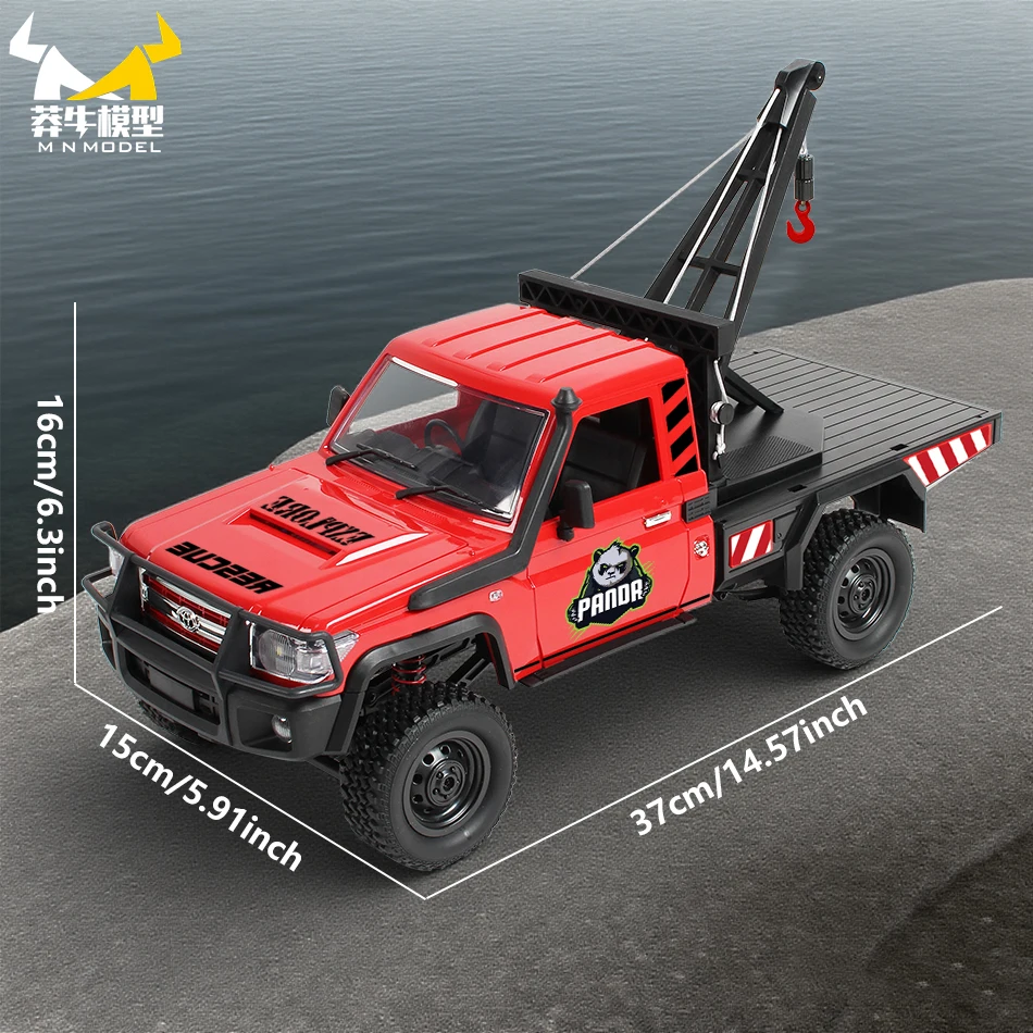 Mn modelo 1/12 4x4 rc wading cidade engenharia veículo mergulho panda fora de estrada carro escalada caminhão captador rock crawler brinquedo para adulto