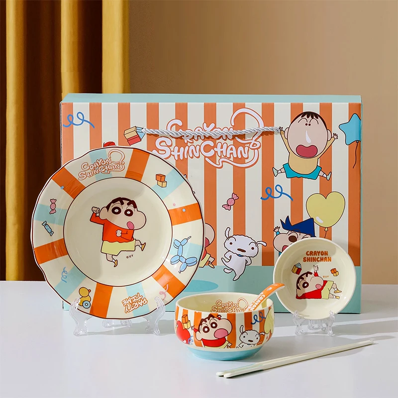 5-pcs-cute-cartoon-anime-crayon-shinchan-ceramics-set-home-rice-bowl-plate-dish-spoon-chopsticks-child-kid-birthday-gift-box