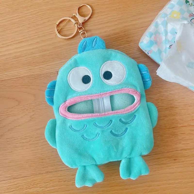 Cute Hangyodon Pendant tissue cover Funny Hangyodon Small tissue cover Bag Pendant Gifts Girl