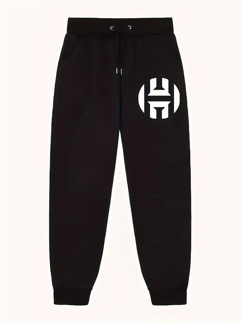 

2025 Autumn and Winter Mens Knit Joggers Drawstring Waist Casual Regular High-end Luxury Is for Both Men and Women Gym