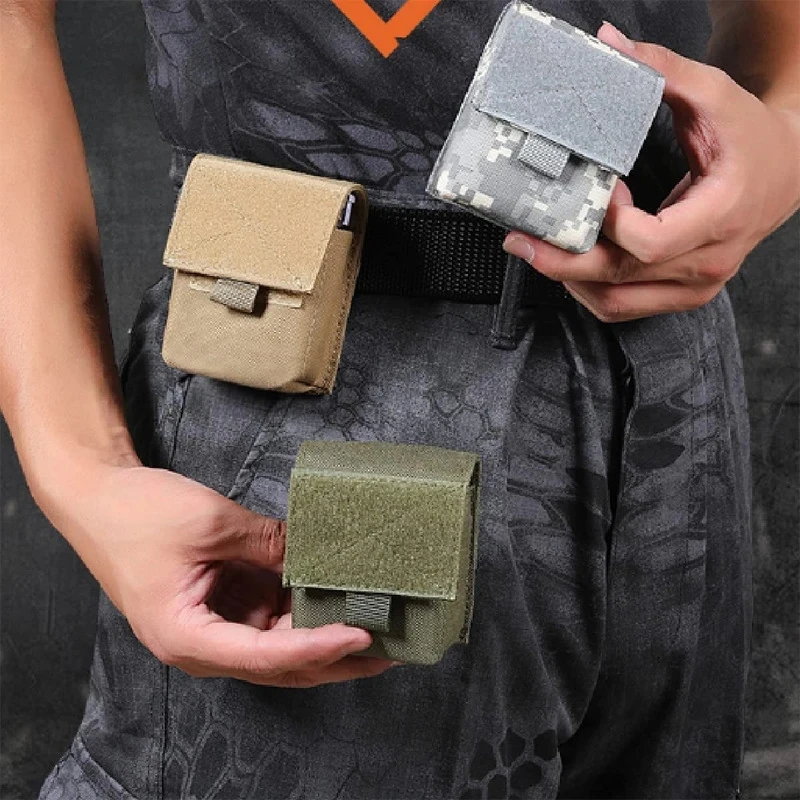 Molle Edc Small Storage Waist Bag Accessories Multi-Functional Cigarette Case Bag Business Card Holder Waist Bag Molle Tool Bag