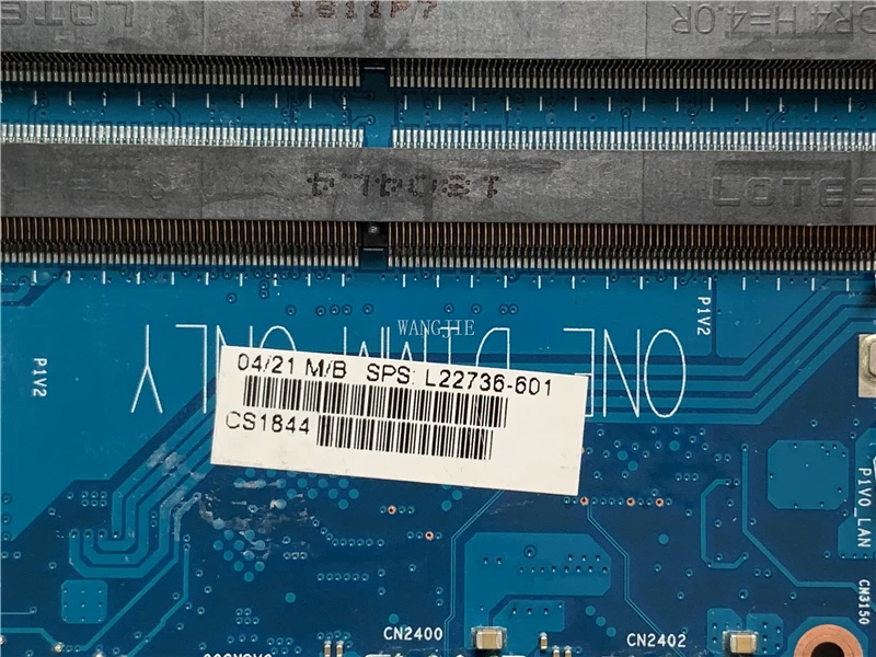 使用hp 17-17-by0062clシリーズマザーボードによるL22736-601 L22736-501とSR3LA i5-8250u 6050A2982701 DDR4メガバイト100% テストok