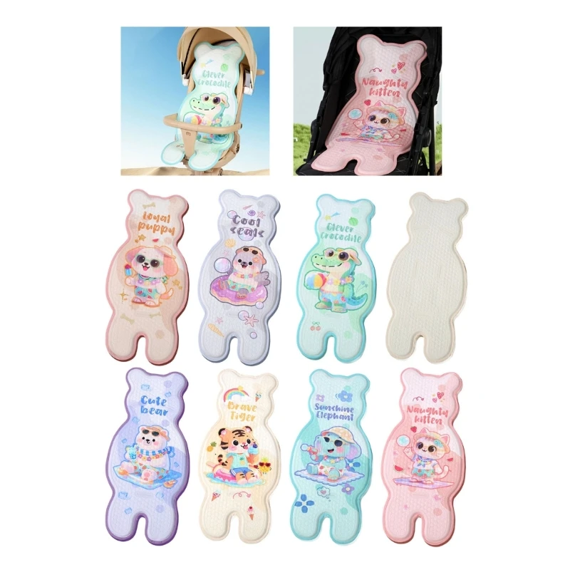 Infant Carriage Cooling Pad Breathable Design Back Support Quick Installation 425F