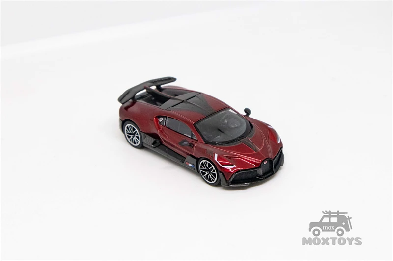 MINI GT 1:64 Bugatti Divo Red Metallic LHD Diecast Model Car