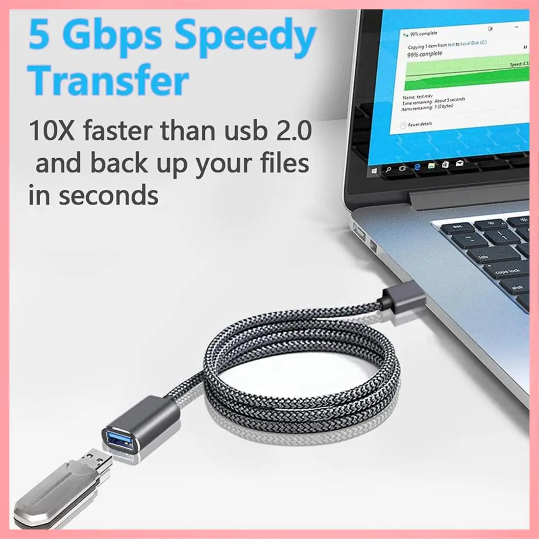 

Y23A-1M USB 3.0 Cable USB Extension Cable Male To Female Data Cable USB3.0 Extender Cord For PC TV USB Extension Cable