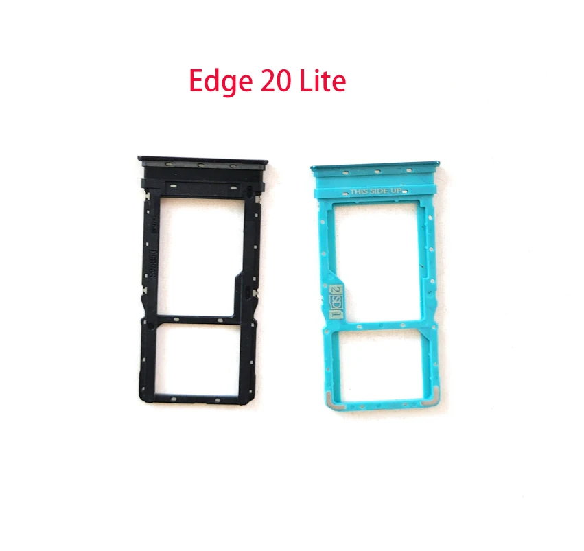 1Pcs For Moto Edge 20/ Edge 20 Pro /Lite Sim Card Tray Holder Micro Slot Holder Adapter Socket Repair Parts