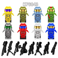 KF6043 Master Chief MJOLNIR Powered Assault Armor Assembling Block Toys For Children's Puzzle