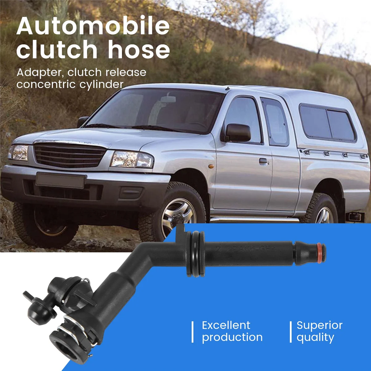 Clutch Release Concentric Cylinder Adapter Fit for Ford Ranger Mazda BT50 BT-50 AB39-7C560-AC AB397C560AB