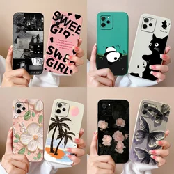 For Huawei Nova Y61 Y90 Phone Case Creative Liquid Silicone Soft Back Cover For Huawei Nova Y 61 Y 90 Full Protection Bumper