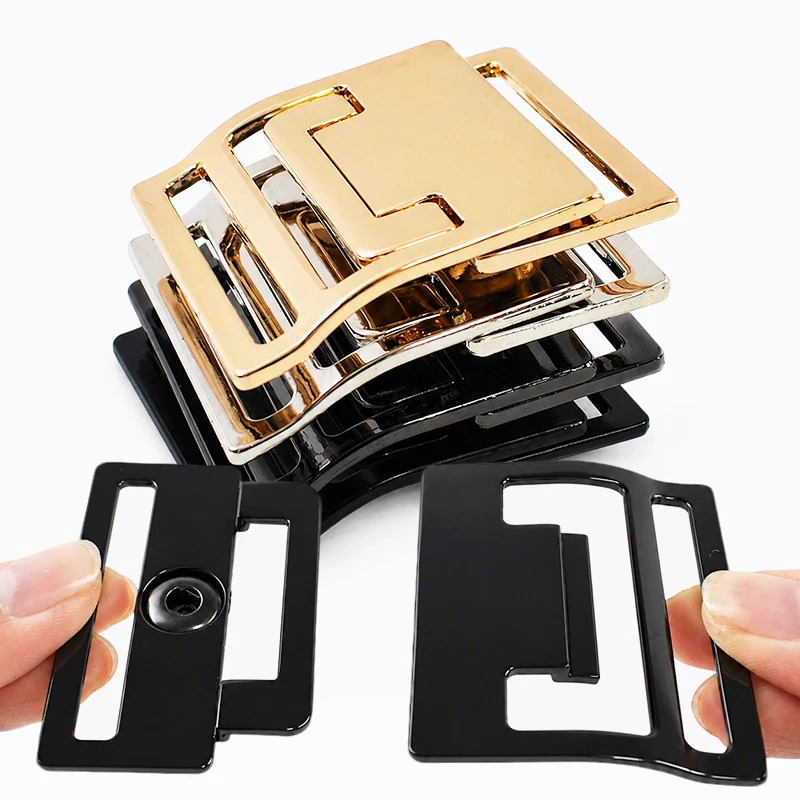 

2/5/10Pcs Coat Metal Buckle for Sewing 30/50mm Jacket Waistbands Combination Buckles Handbags Strap Connecting Clasp Accessories
