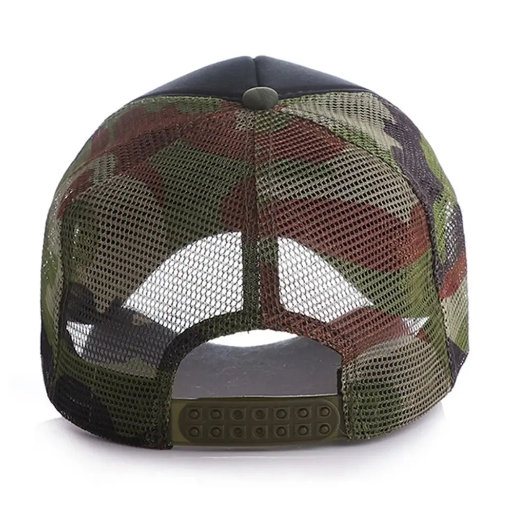 Casual Sun Protection Baseball Cap Breathable Mesh Sunscreen Hat Adjustable Driver Cap Summer