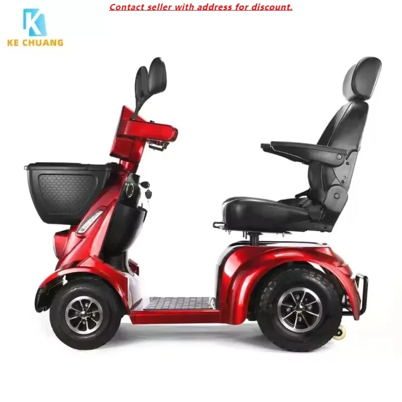 

All Terrain 800W Motor Powful Max Loading 180KG Foldable 4 Wheels Handicapped Mobility Scooters For Elderly