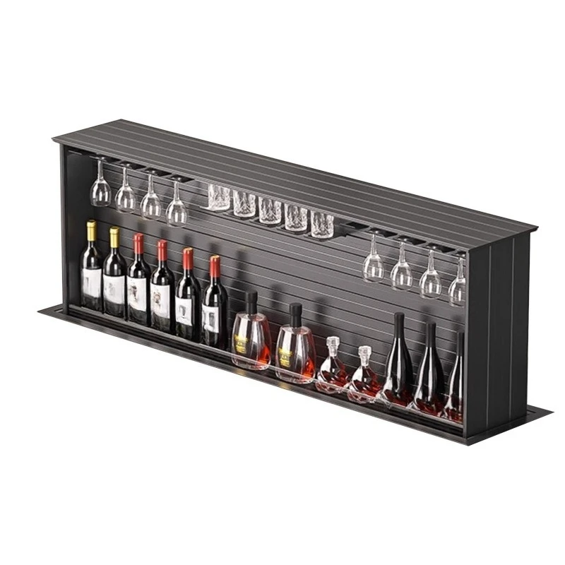 Shimadai electric lift basket motor transformation cabinet straight on seasoning storage rack