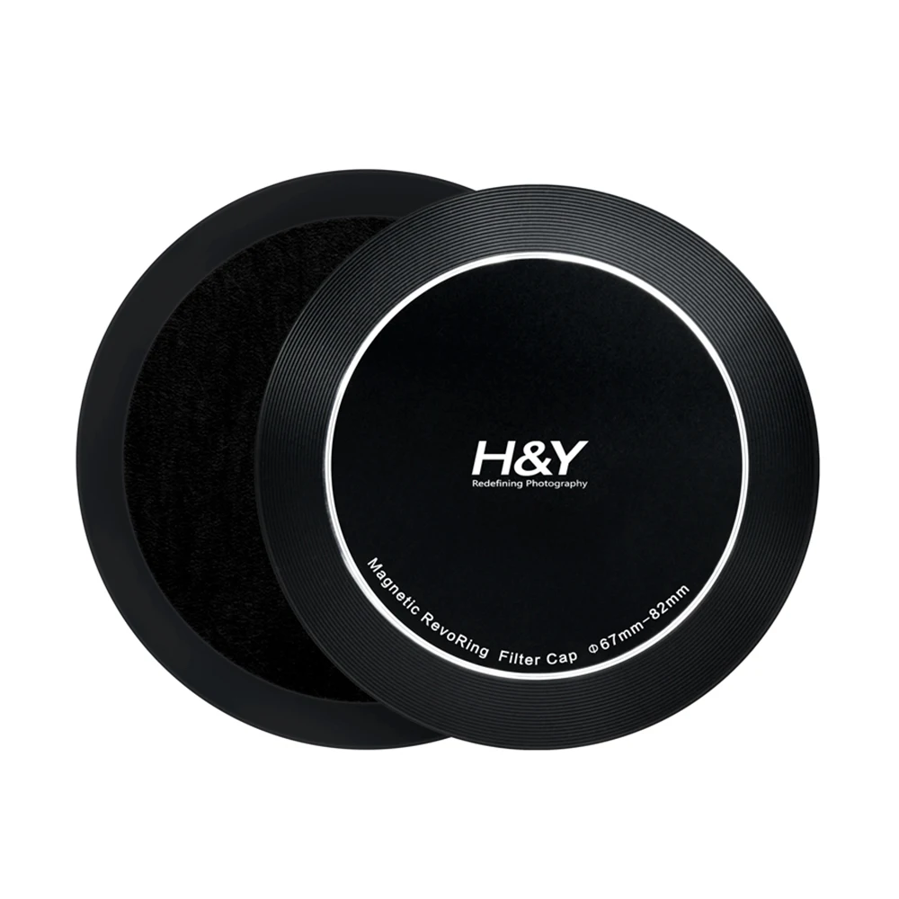 H&Y RevoRing Series Camera Lens Filter Cap Aluminium Front And Back Cap 67mm 72mm 77mm 82mm 95mm Only For RevoRing Filters