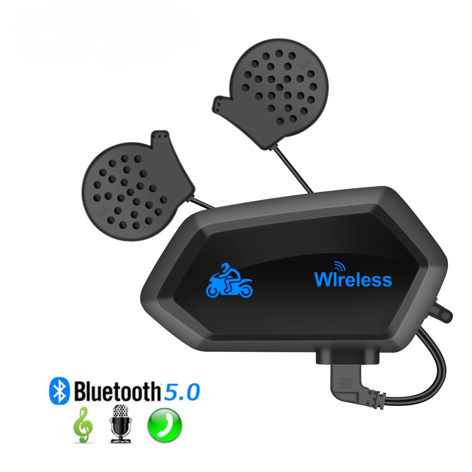 

Moto A1 Waterproof Motorcycle Helmet Bluetooth-Compatible Headset Wireless Handsfree Moto Headset Music helmet Hands free Call