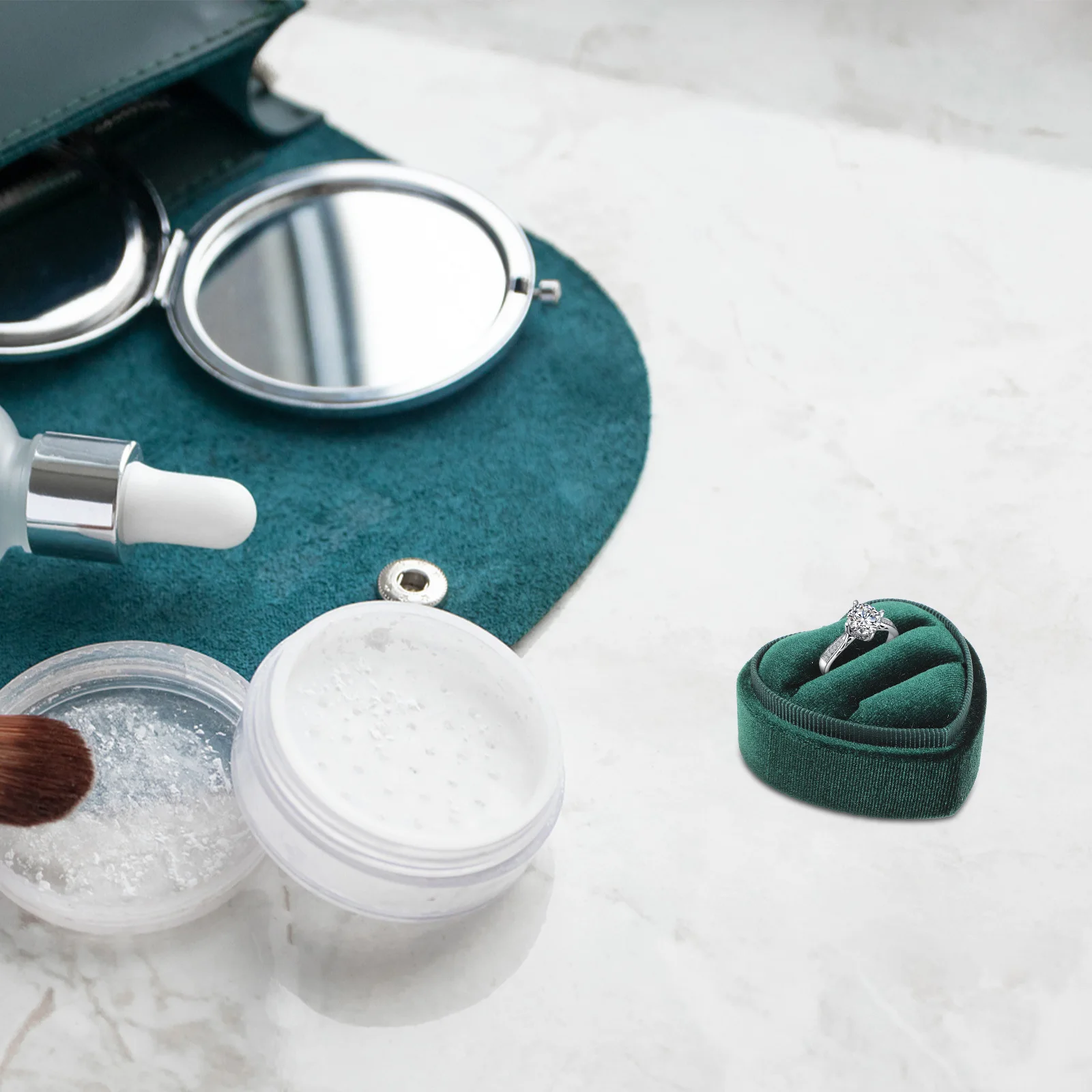 

Heart Shaped Engagement Ring Box Wedding Ceremony Proposal Jewelry Gift Box Storage Ring Gift Boxes for Jewelry