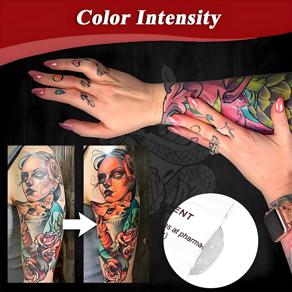 كريم العناية اللاحقة بالوشم فيتامين A & D كريم إصلاح الوشم فيتامين مرهم الوشم مستلزمات الرعاية اللاحقة كريم الاسترداد الملحقات