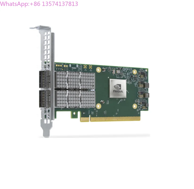 

MCX623106AN-CDAT Карта адаптера ConnectX-6 Dx EN, 100 ГБE, двухпортовый QSFP56, PCIe 4.0 X16, без криптовалюта, высокий кронштейн