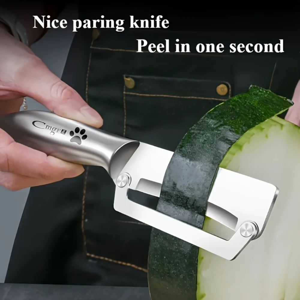 1,2,3pc of All-Steel Peeler Made of Stainless Steel Sharp And Labor-Saving for Quick Peeling Can Peel Tough Skins Like Sugarcane